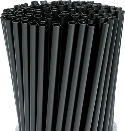 500 Pcs Colorful Disposable Drinking Plastic Straws.(0.23'' diameter and 8.26" long)-8 Colors