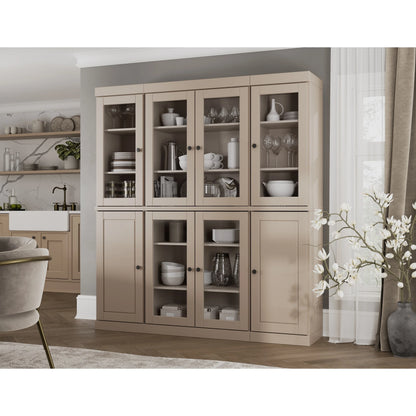 100% Solid Wood 65" Kitchen China Pantry Buffet by Palace Imports - 65" x 71.5"