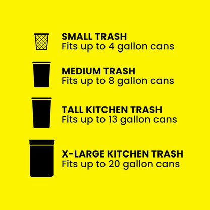 Glad ForceFlex MaxStrength XL Kitchen Trash Bags, 20 Gal, Fresh Clean, 80 Ct (Package May Vary)