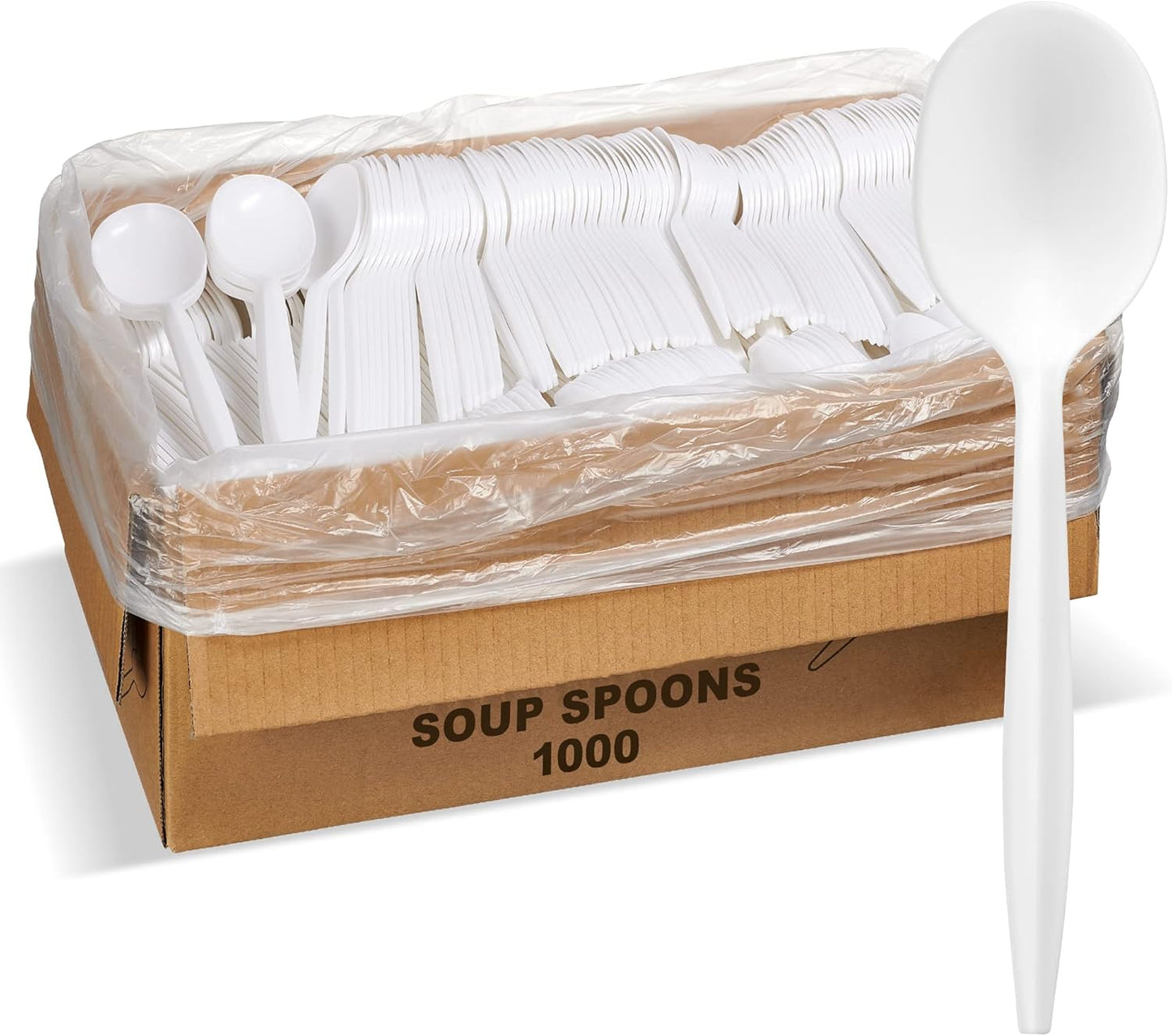 1,000 Plastic Disposable Sporks Bulk Black Medium Weight Disposable Silverware Plastic Cutlery Spork