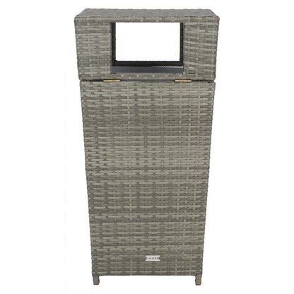 SAFAVIEH Outdoor Jennie Trash Bin (Fully Assembled)