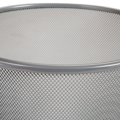 Seville Classics 6 Gal. Round Mesh Trash Can Recycling Bin (2-Pack)