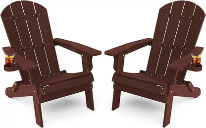 Adirondack Chair ,Patio Chairs 5 Steps Easy Installation,Widely Used in Outdoor, Fire Pit, Deck, Outside, Garden, Campfire Chairs