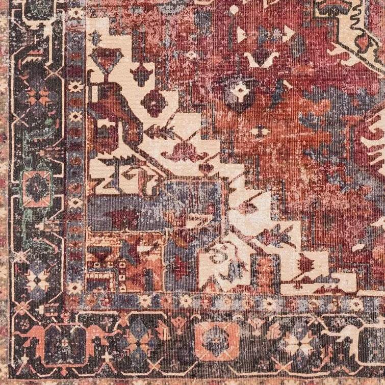 Mya Red/Brown/Black Rug