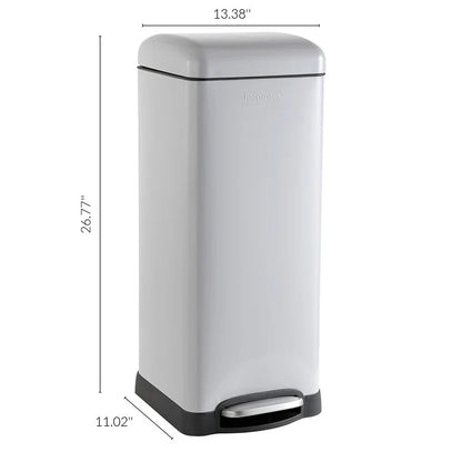happimess Betty Retro 8-Gallon Step-Open Trash Can