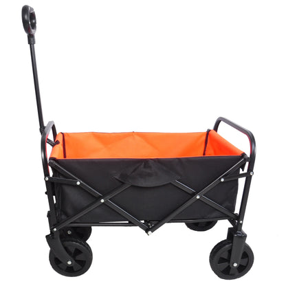 Mini Folding Shopping and Beach Cart with Steel Frame