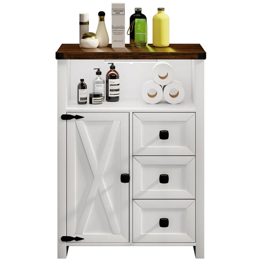 23.62"Accent Cabinet with drawers and storage - N/A