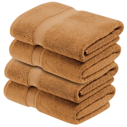 Superior Egyptian Cotton Pile Heavyweight Bath Towel Set of 4