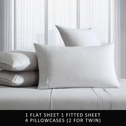 Kenneth Cole Solution Recyled Polyester Solid Bonus Sheet Set