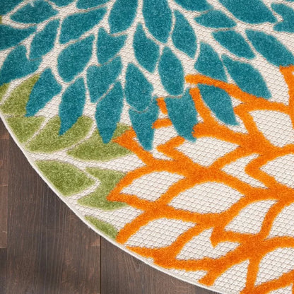 Rosario Navy/Ivory/Taupe Indoor/Outdoor Rug