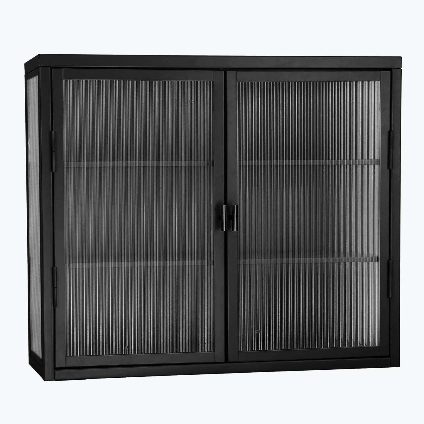 Retro Style Glass Door Wall Cabinet