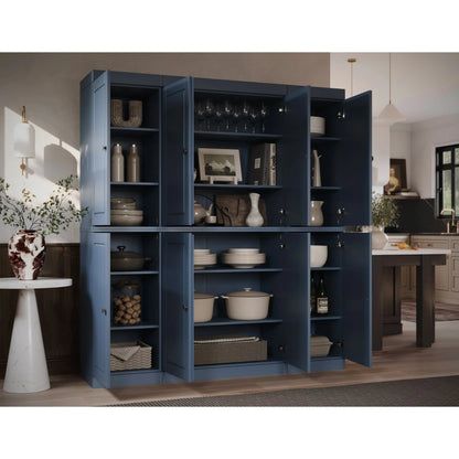 100% Solid Wood 65" Kitchen China Pantry Buffet by Palace Imports - 65" x 71.5"
