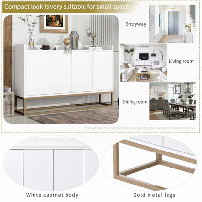 Modern Sideboard Elegant Buffet Cabinet with Large Storage