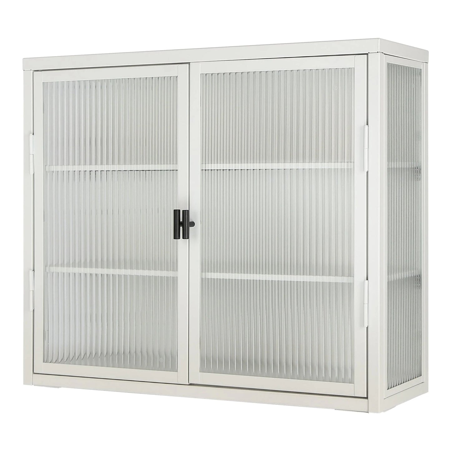 Retro Style Glass Door Wall Cabinet