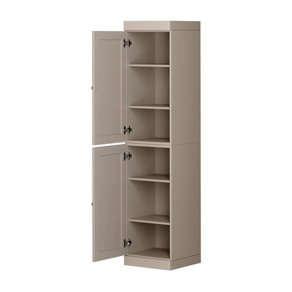 100% Solid Wood 16.5" Kitchen Pantry Cabinet with Doors by Palace Imports