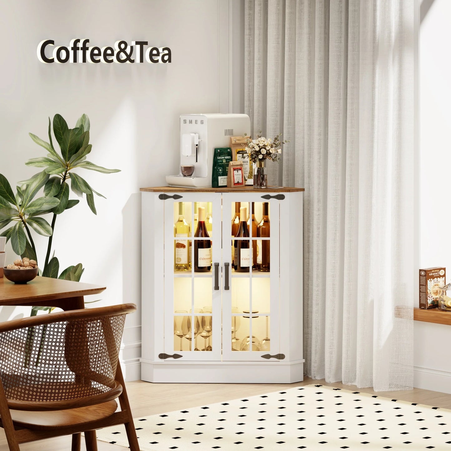 20"Wide Corner Storage Cabinet - N/A