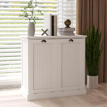Double Tilt-Out Laundry Cabinet, Kitchen Trash Cabinet