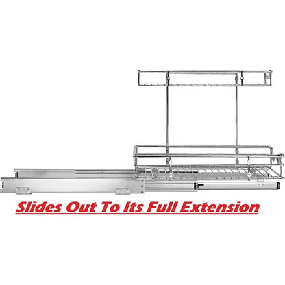 Hold N' Storage - 2 Tiers Under the Sink Organizer and Storage Pull Out