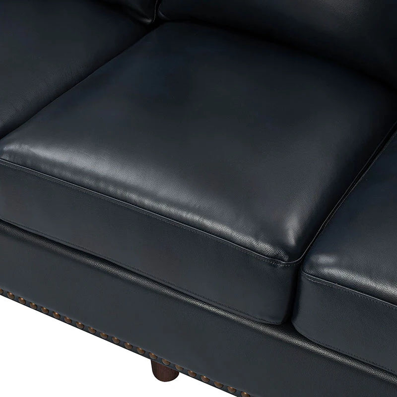 Christoph 84" Genuine Leather Sofa