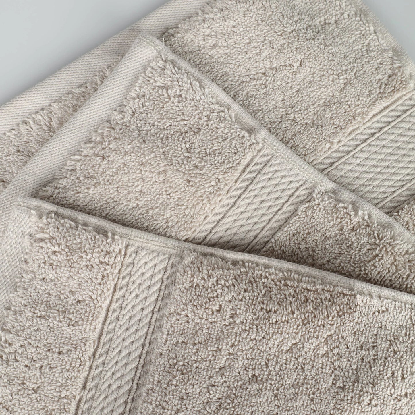 Superior Egyptian Cotton Pile Heavyweight Bath Towel Set of 4