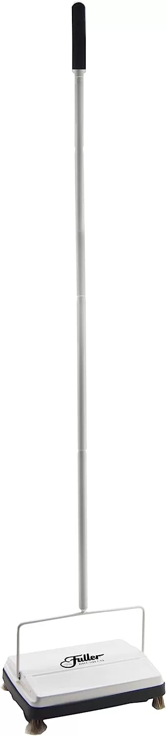 Fuller Brush 17027 Carpet & Floor Sweeper- Mini Stick Cleaner For Hardwood Surfaces, Wood Floors, Laminate, Tile- Small & Portable For The Home Or Office - Cleans Dust Pet Hair- Electrostatic & Silent