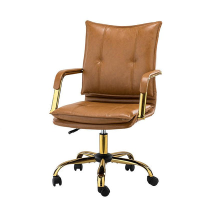Michele Vegan Leather Task Accent Chair