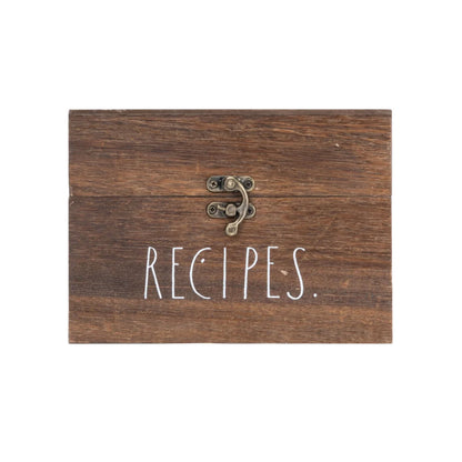 Rae Dunn Antique Recipe Box - Dividers not Included