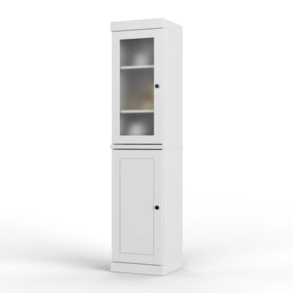 100% Solid Wood 16.5" Kitchen Pantry Cabinet with Doors by Palace Imports