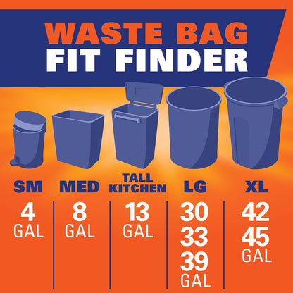 Hefty Ultra Strong Tall Kitchen Trash Bags, Citrus Twist Scent, 13 Gallon, 110 Count