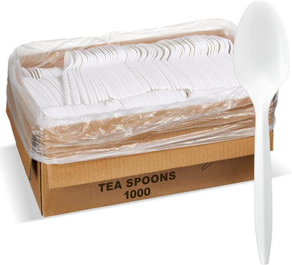 1,000 Plastic Disposable Sporks Bulk Black Medium Weight Disposable Silverware Plastic Cutlery Spork