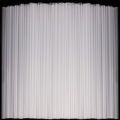 500 Pcs Colorful Disposable Drinking Plastic Straws.(0.23'' diameter and 8.26" long)-8 Colors