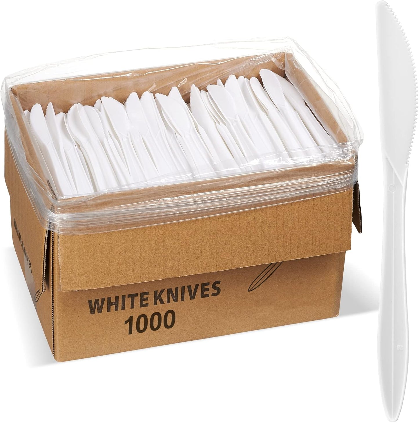 1,000 Plastic Disposable Sporks Bulk Black Medium Weight Disposable Silverware Plastic Cutlery Spork