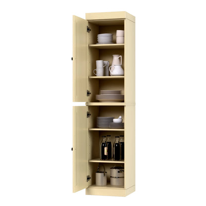 100% Solid Wood 16.5" Kitchen Pantry Cabinet with Doors by Palace Imports