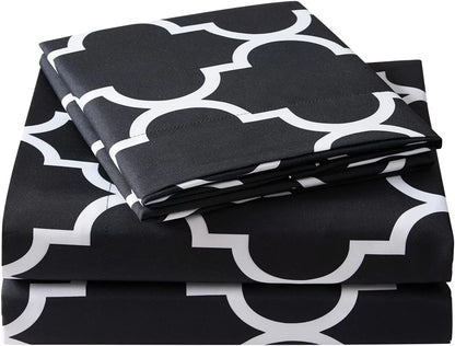 Brushed Microfiber Hypoallergenic 4 pcs Bedsheet Set