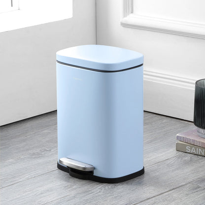 happimess 13-Gallon Trash Can with Soft-Close Lid and FREE Mini Trash Can