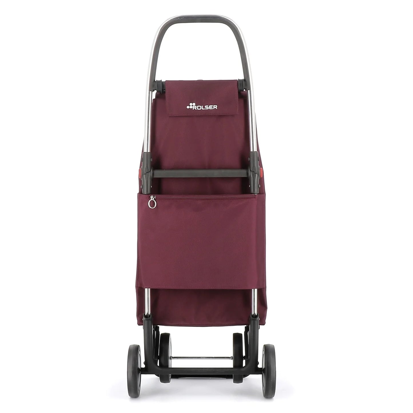 Rolser I-Max MF 4 Wheel Foldable Shopping Trolley - 15.35 in. W x 41.34 in. H x 12.6 in. D