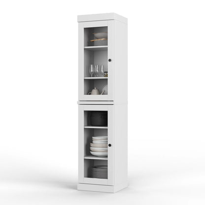 100% Solid Wood 16.5" Kitchen Pantry Cabinet with Doors by Palace Imports