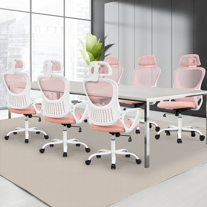 Ergonomic Office Chair, High Back Desk Chair with Headrest, Home Office Swivel Mesh Computer Chair, Executive Office Chair