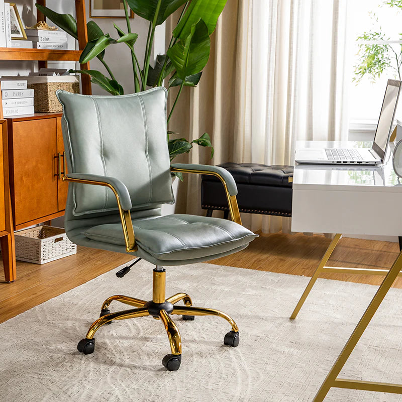 Michele Vegan Leather Task Accent Chair