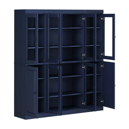 100% Solid Wood 65" Kitchen China Pantry Buffet by Palace Imports - 65" x 71.5"
