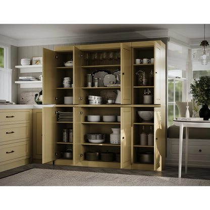 100% Solid Wood 65" Kitchen China Pantry Buffet by Palace Imports - 65" x 71.5"
