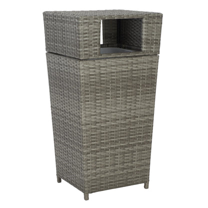 SAFAVIEH Outdoor Jennie Trash Bin (Fully Assembled)