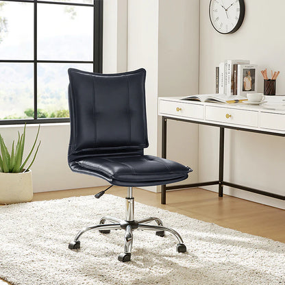 Edwin Leather Swivel Task Chair