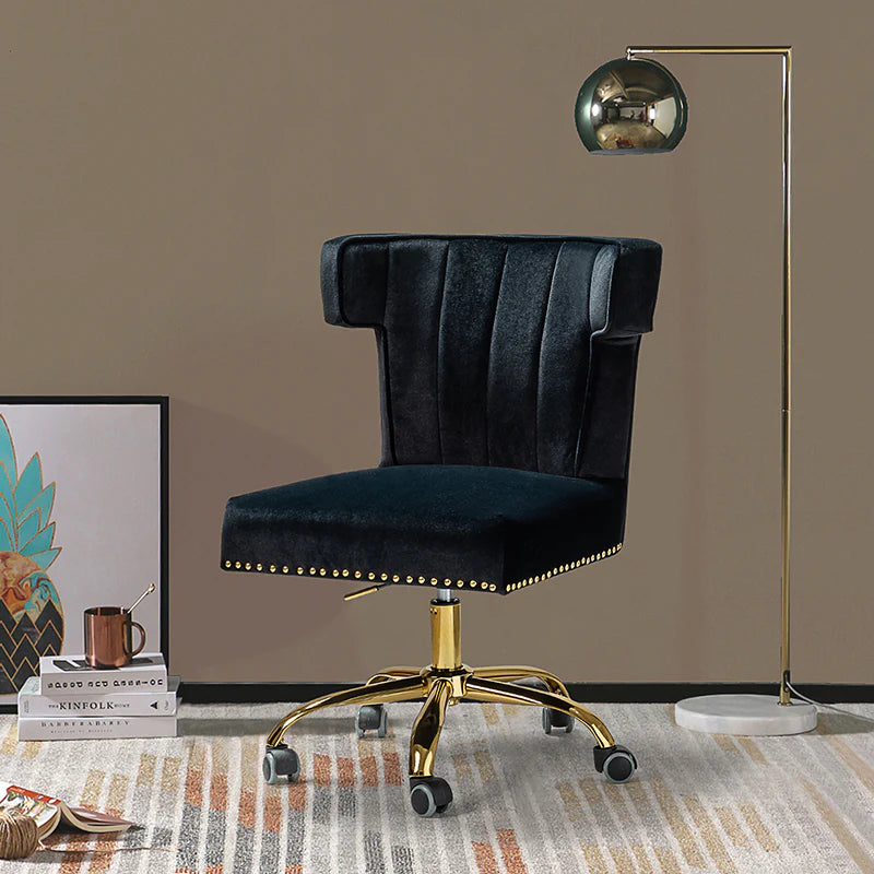 Nadine Velvet Office Chair