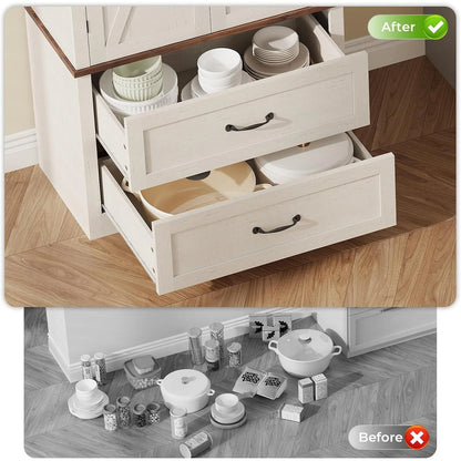 Farmhouse Kitchen Storage Cabinet Pantry Cabinet Home Bar