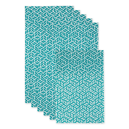 DII Nautical Blue Market Print Fridge Liner (Set of 6)