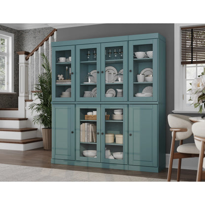 100% Solid Wood 65" Kitchen China Pantry Buffet by Palace Imports - 65" x 71.5"