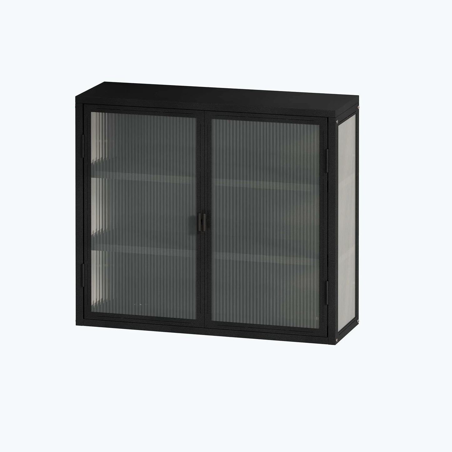 Retro Style Glass Door Wall Cabinet
