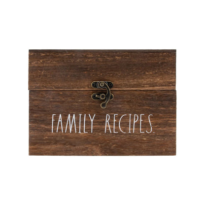 Rae Dunn Antique Recipe Box - Dividers not Included