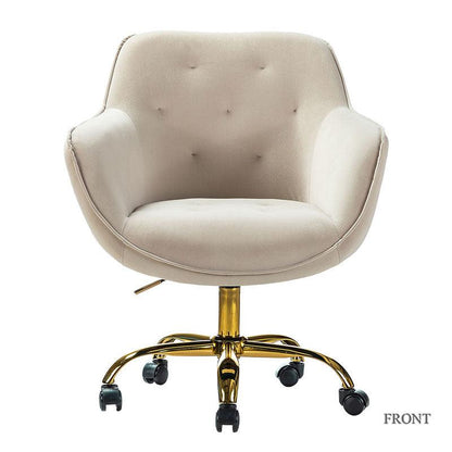 Jovida Velvet Tufted Office Chair